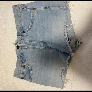 Madewell Light Jean Shorts